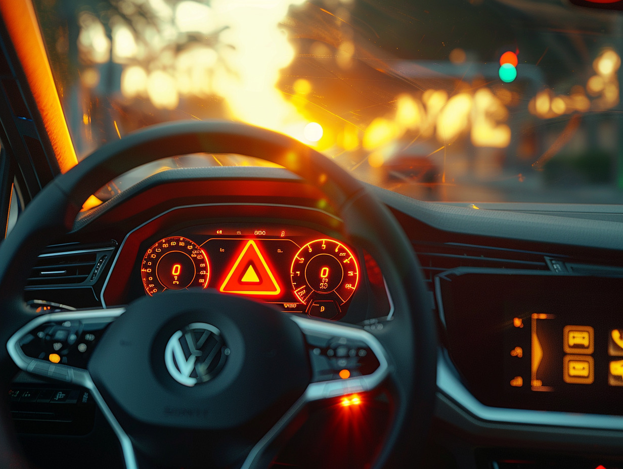 Signification du voyant triangle orange sur Volkswagen Golf explications et solutions